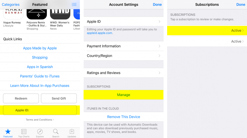 How to cancel starz on iphone